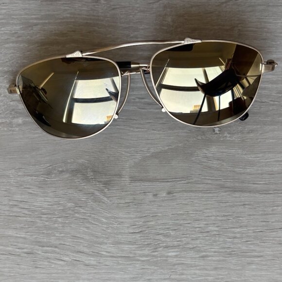Matsuda Gold Aviator Sunglasses - Picture 11 of 14